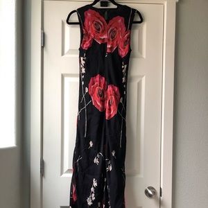 Timeless floor-length floral dress